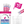 Horsepower Hydration Electrolyte Drink Mix packaging with a glass of water on a white background