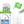 Watermelon electrolyte mix stick pack by Horsepower Hydration, zero sugar, designed for hydration and refreshment.